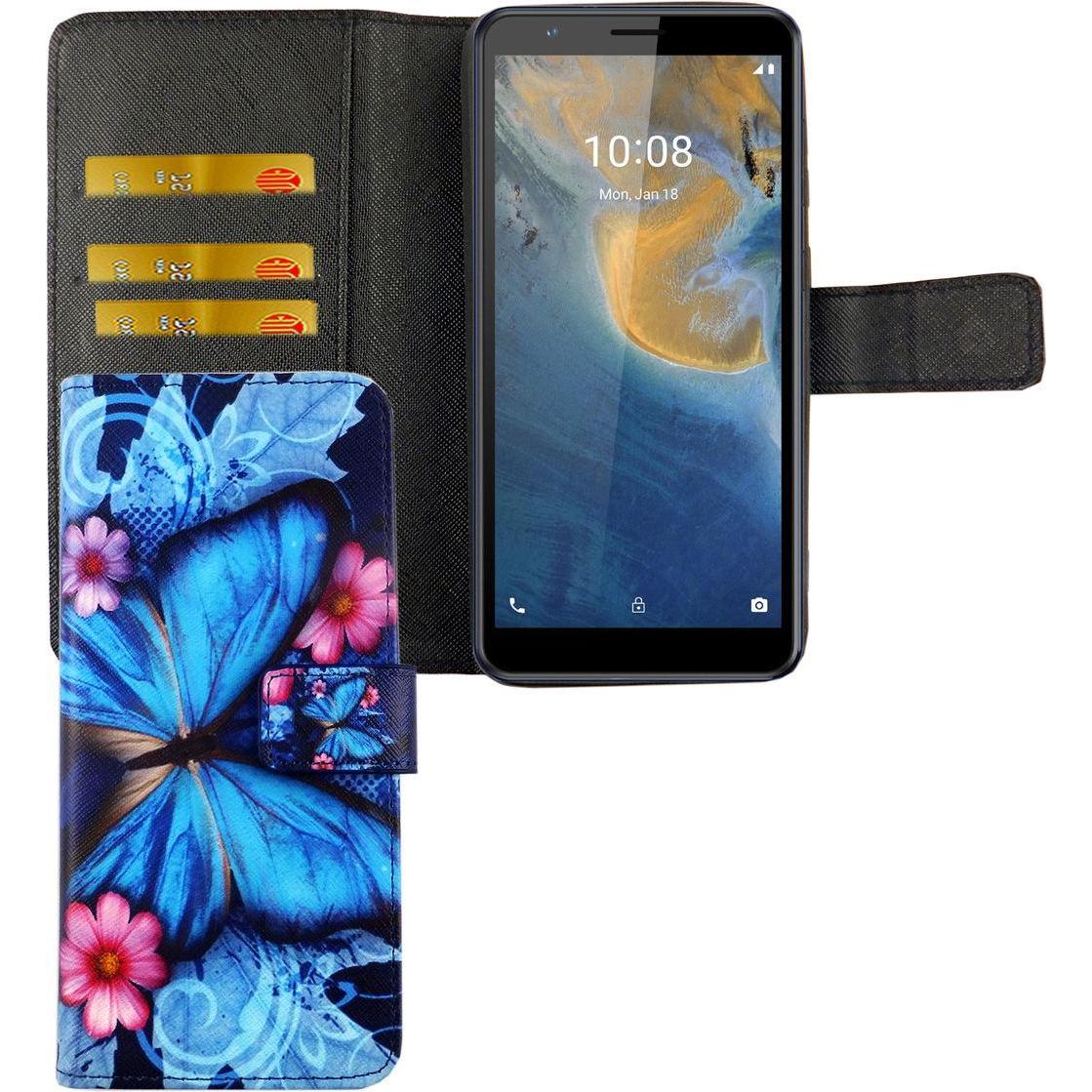Thumbnail - König Design Handyhülle für ZTE Blade A31 Case Cover Schutztasche Schutzhülle Bookstyle Neu (ZTE Blade A31), Smartphone ...