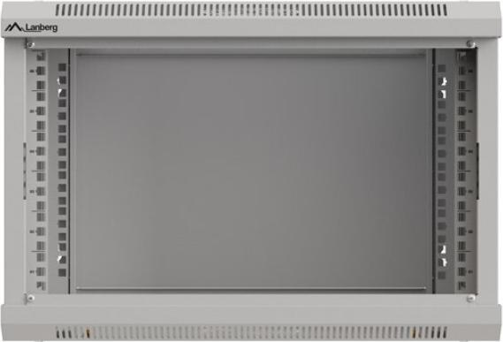 Image du produit Lanberg Rack-Schrank 19 6HE 540x350 grau mit Glastür (Flat Pack) (6 HE, Rack 19 pouces)