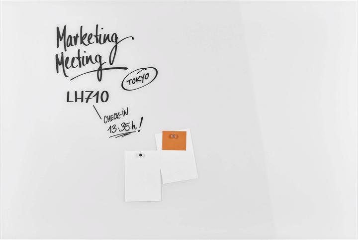 Actual product image Magnetoplan MAGNETOP. Design Glassboard 1500x1000mm 13408000 brilliant white (150 x 100 cm)