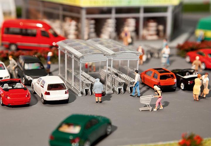 Immagine prodotto Faller Moderna pensilina per carrelli della spesa