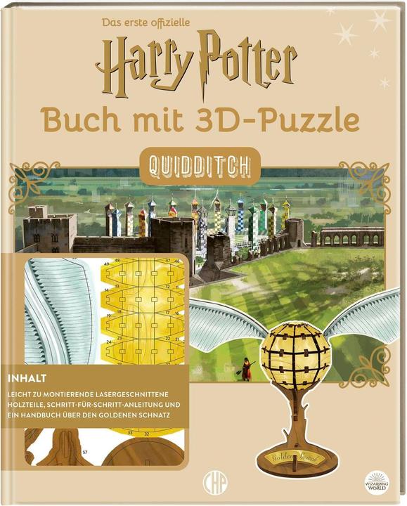 Harry Potter - Quidditch - Das offizielle Buch mit 3D-Puzzle Fan-Art (German, Warner Bros. Consumer Products GmbH, 2023)