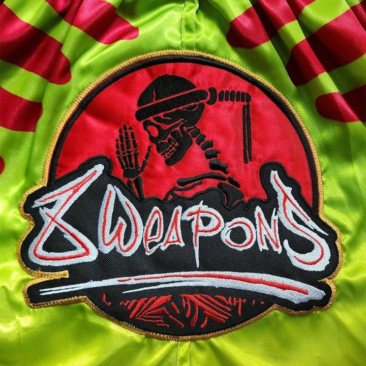 Produktbild 8Weapons Muay Thai Shorts Jurassic Grün/Rot XL (XL)