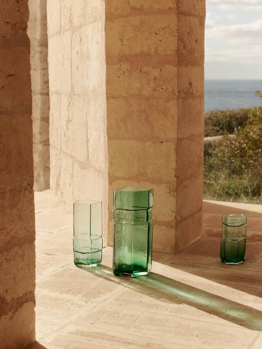 Produktbild Ferm Living Muro Vase - H38 - Recycled Green