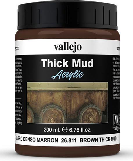 Image du produit AirbrushKing Brown Thick Mud 200ml - Vallejo