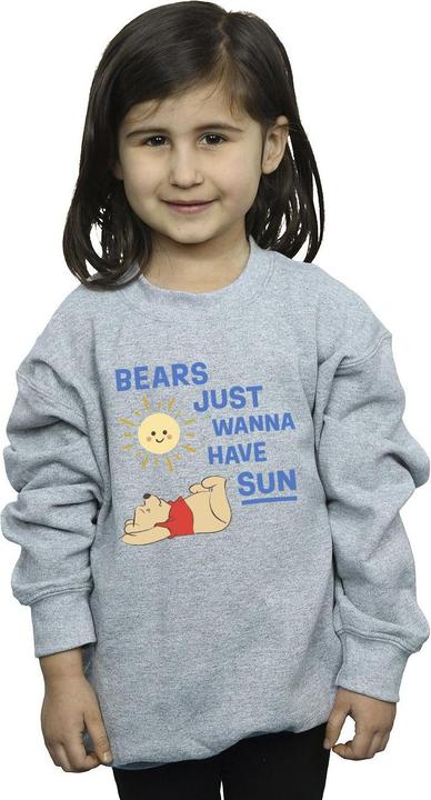 Produktbild Disney Winnie The Pooh Bears Just Wanna Have Sun Sweatshirt Mädchen (152, 158)