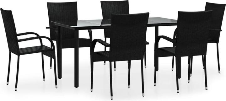 Produktbild vidaXL Garten Essgruppe (160 x 80 x 74 cm)
