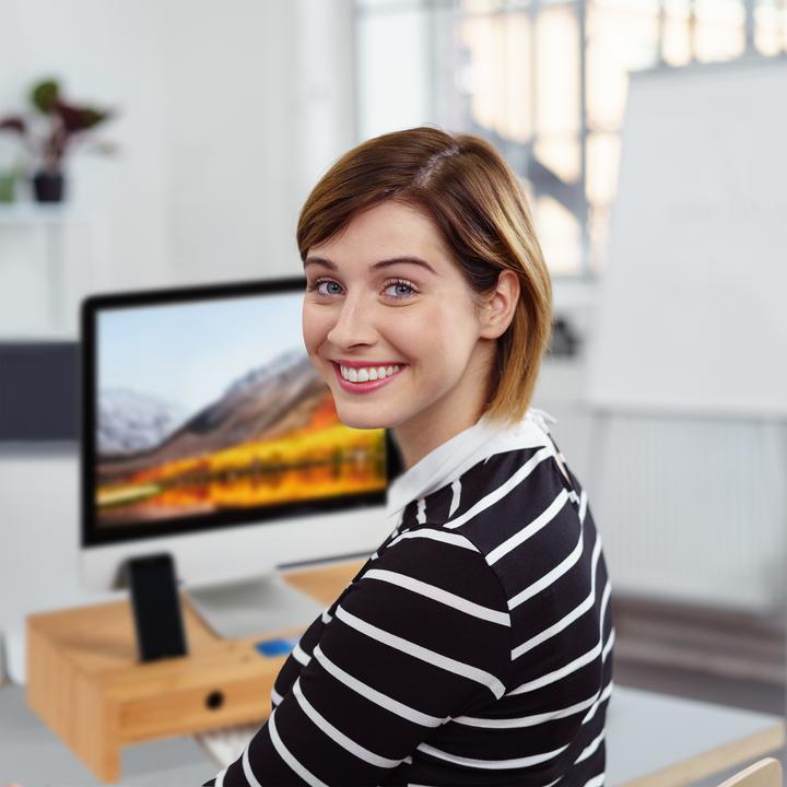 Actual product image Relaxdays Display Stand with 2 Drawers