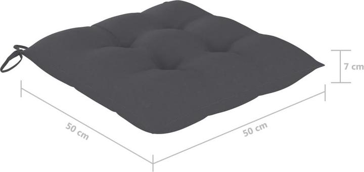 Produktbild vidaXL Gartenstuhl mit Teetisch