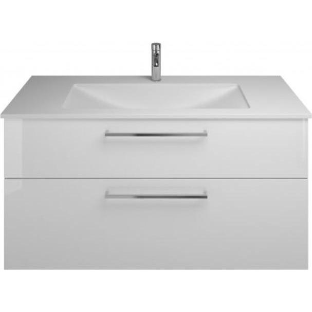 Thumbnail - burgbad, Badmöbelset, Eqio Mineralguss-Waschtisch inklusive Waschtischunterschrank, Breite 1220 mm