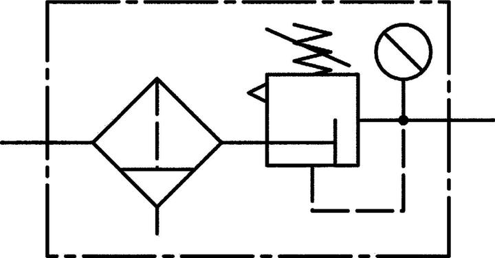 Immagine prodotto Riegler Filtro regolatore multifix PC contenitore BG 1 G 1/4 0,5-16 bar HA