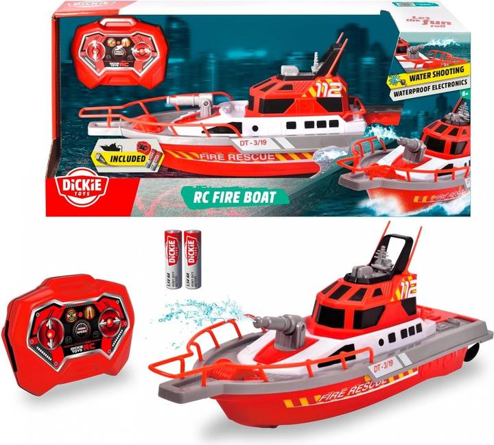 Dickie RC steerable fire boat