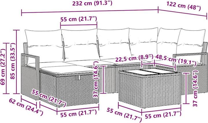 Produktbild vidaXL Arianna