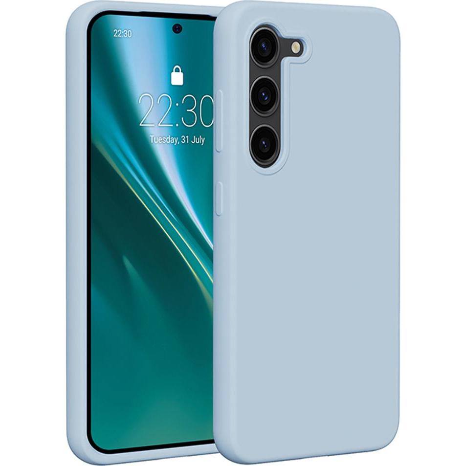 Etteri Silikonhülle für Samsung Galaxy S23 hellblau (Samsung Galaxy S23), Smartphone Hülle