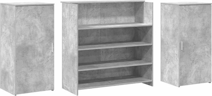 Immagine prodotto VidaXL Bancone reception grigio cemento 200x50x103,5 cm bancone reception in legno