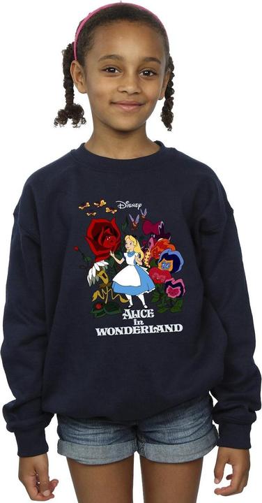 Immagine prodotto Disney Alice In Wonderland Flowers Felpa Ragazze (152, 158)