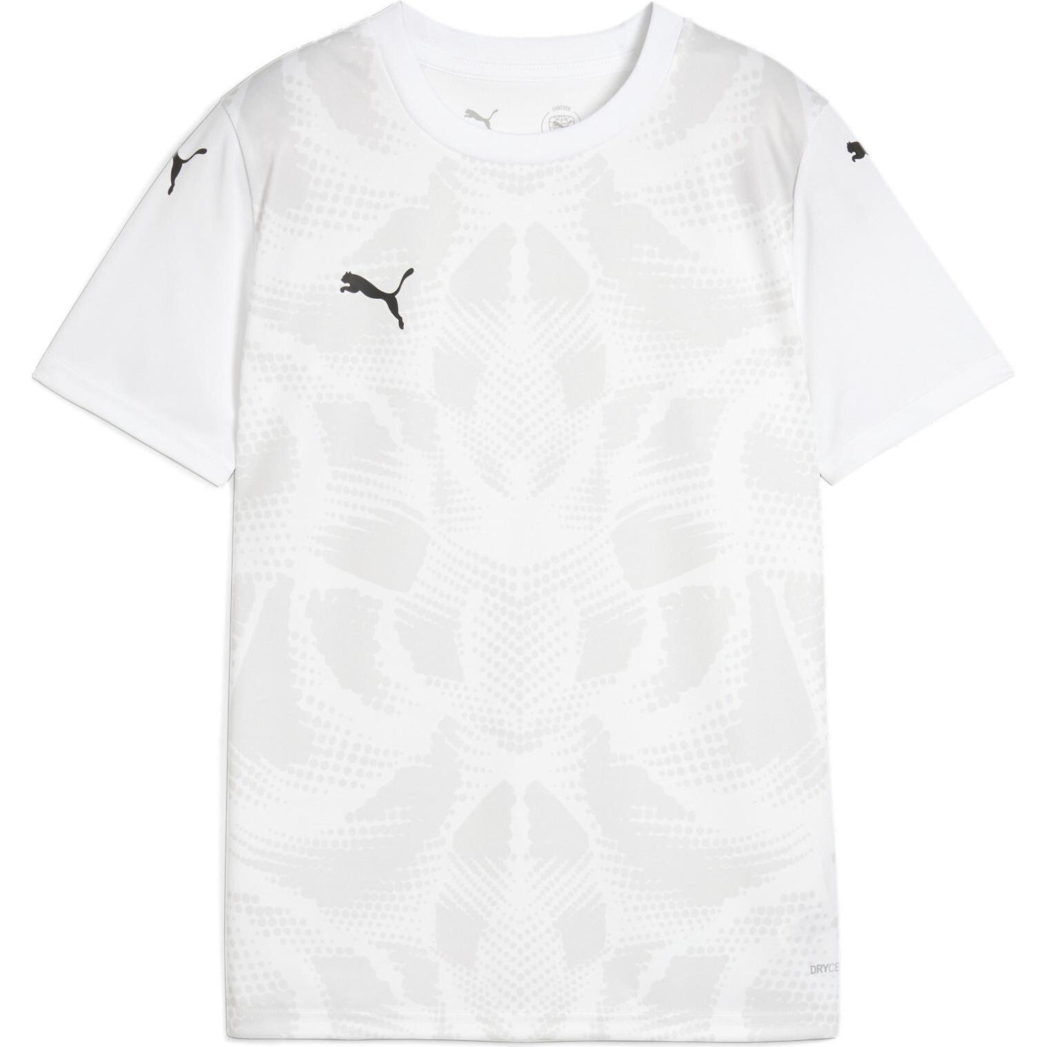 Puma, Jungen, Sportshirt, teamULTIMATE Jersey Jr (140), Weiss, 140