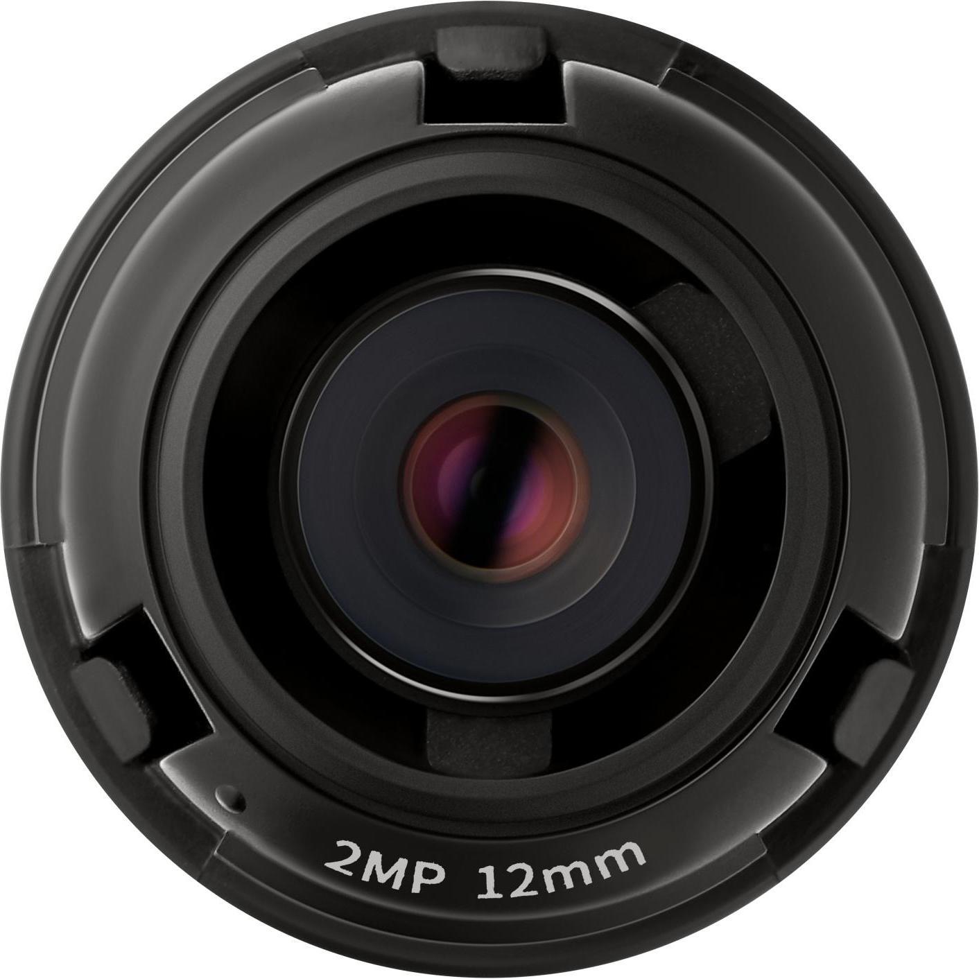 Hanwha Objektiv SLA-2M1200P 12-12 mm Manuell C, Netzwerkkamera, Schwarz