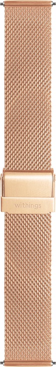 Immagine prodotto Withings Bracciale a maglie (18 mm, Acciaio inossidabile e rivestimento PVD, Acciaio HR 36mm)
