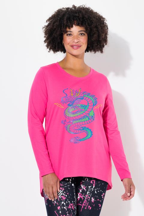Actual product image Angel of Style T-shirt with dragon pattern and long sleeves (46)