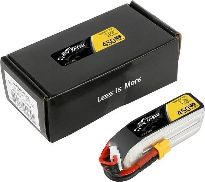 Image du produit Tattu Accu RC LiPo 450 mAh 14.8 V 75C Long (14.80 V, 450 mAh)