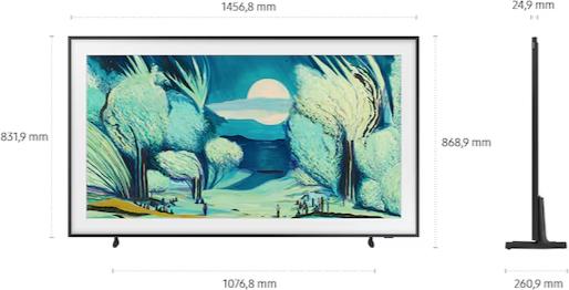 Produktbild Samsung TV GQ65LS03FAUXZG (65", QLED, 4K, 2025)