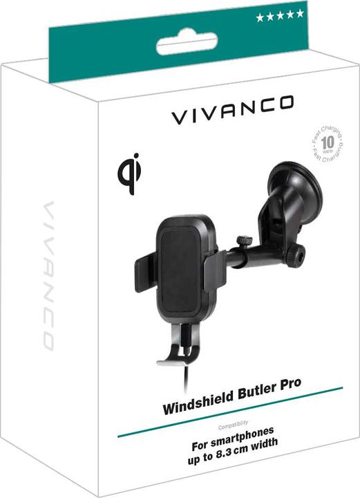 Actual product image Vivanco WSBUTLERPROVV Car cradle w. charging function
