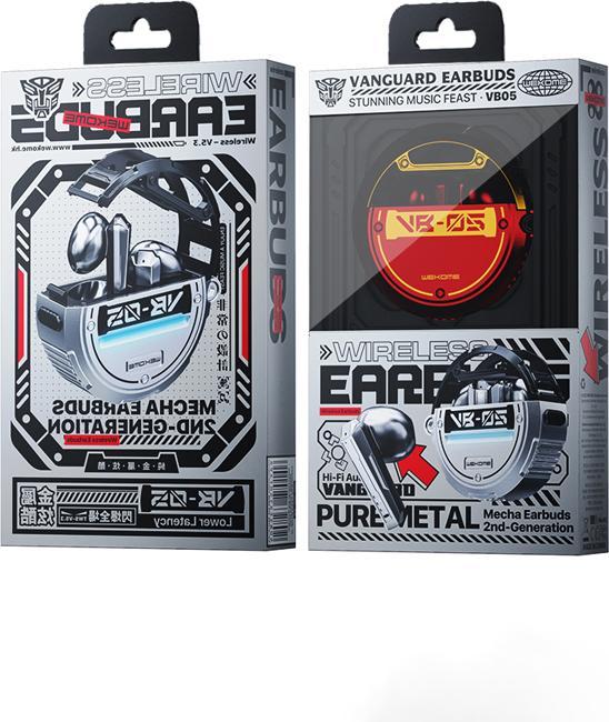 Immagine prodotto Wekome Cuffie senza fili Bluetooth V5.3 TWS Rosso (4.50 h, Senza fili)