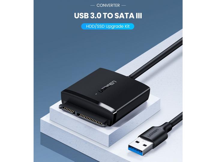 Productafbeelding Ugreen USB 3.0 naar SATA Converter Adapter 2.5" SATA SSD HDD naar USB 3.0
