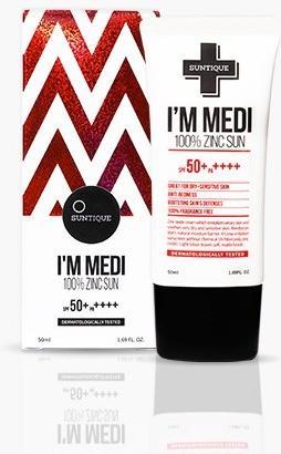 Immagine prodotto Suntique I'm Medi 100% Zinc (Crema solare viso, SPF 50, 50 ml)
