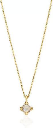 Image du produit Halskette Cabochon, Mondstein, 14 Karat Gelbgold (Or jaune 14 carats (585))