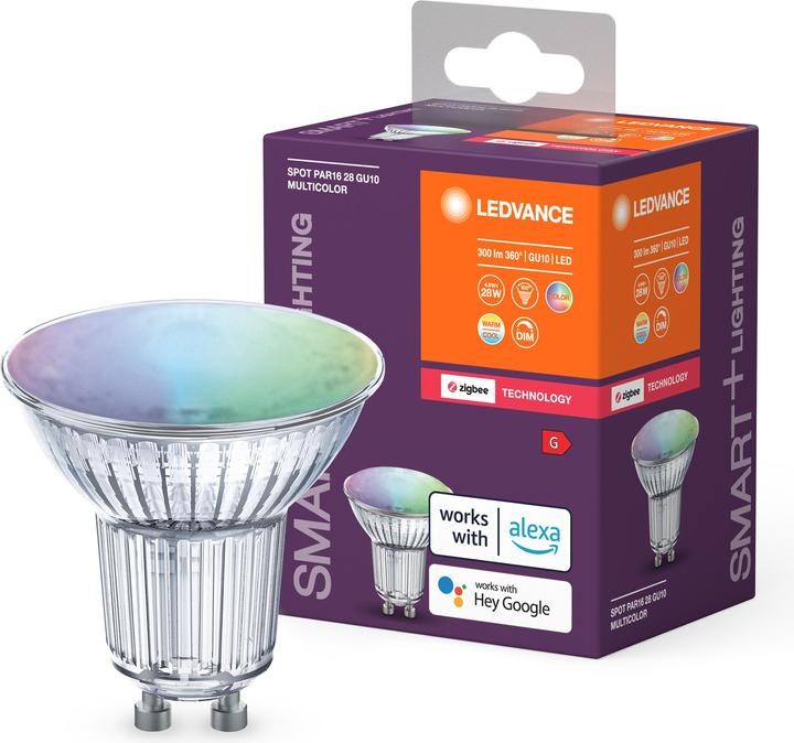 Produktbild Ledvance Smart+ Spot Zigbee (GU10, 4.90 W, 300 lm, 1 x, G)