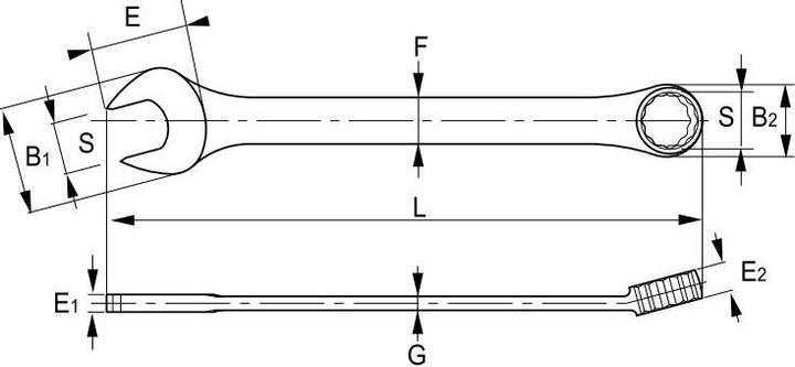 Actual product image Irimo ring-gaffelnøgle 9 mm (9 mm)
