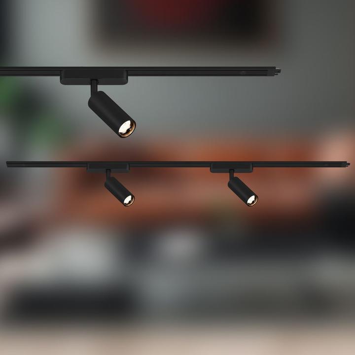 Produktbild Briloner LUXTRAIL NV Schienensystem - Erweiterungs-Set, Schwarz, 2x LED / 5W (450 lm)