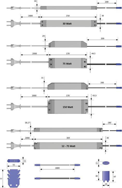 Image du produit Halemeier Transformateurs LED MP 24 V