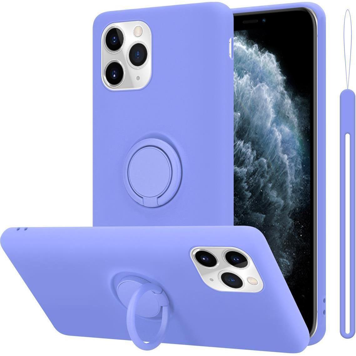 Thumbnail - Cadorabo TPU Liquid Ring Silicone Case Hülle (Apple iPhone 11 Pro Max), Smartphone Hülle, Violett
