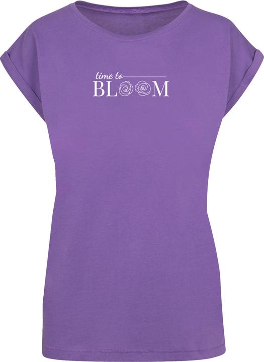 Produktbild Merchcode Ladies Time to bloom - Extended Shoulder Tee - 118693 (L)