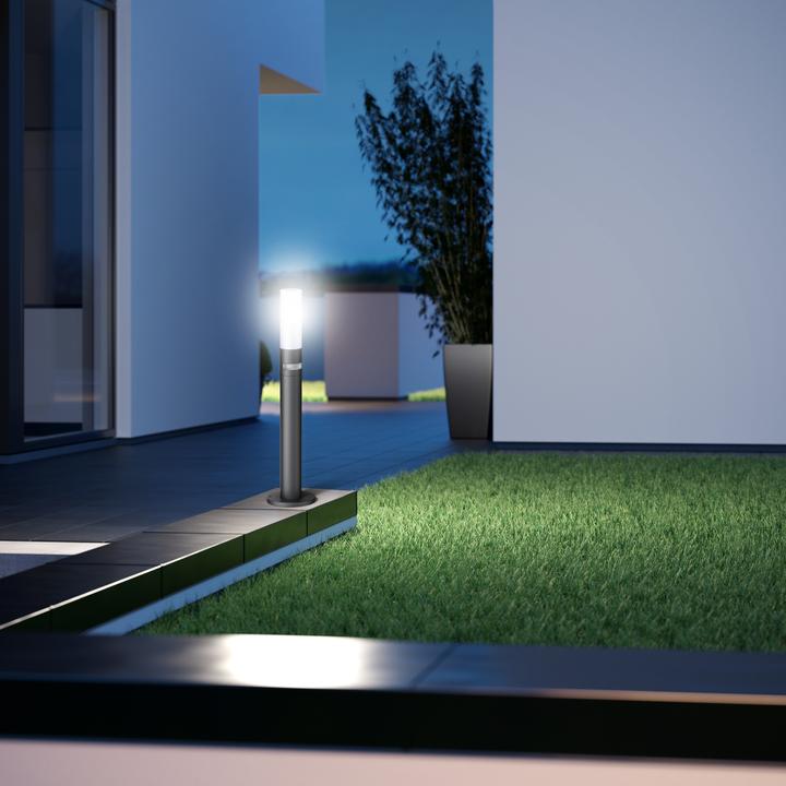 Produktbild Steinel Gefertigt aus hochwertigem Aluminium und einem Leuchtkörper aus Opalglas.Ideal für Gärten, Zufahrte (575 lm, IP44)