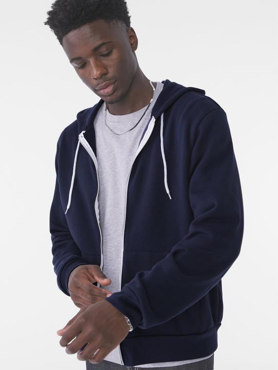 Produktbild Bella Canvas Sponge Fleece Kapuzenpullover mit Reissverschluss (M)