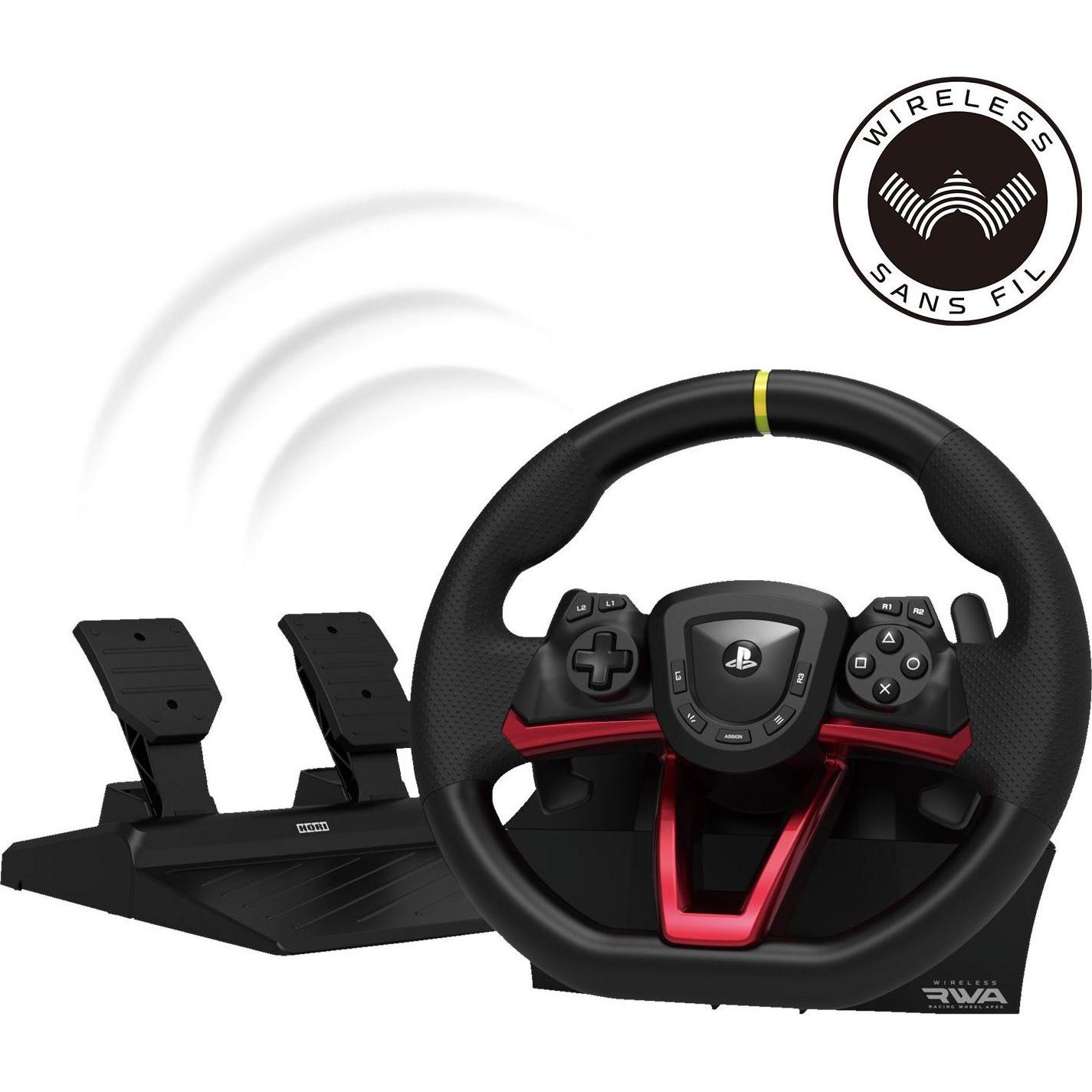 Thumbnail - HORI Wireless Racing Wheel Apex (PS5, PS4, PC), Gaming Controller, Schwarz