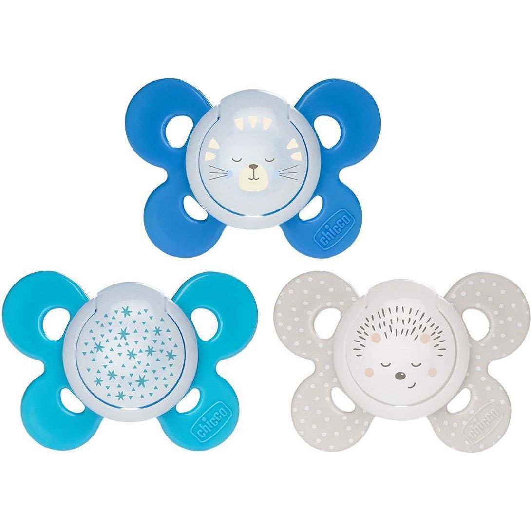 Chicco Blau Nuggi, Physio Soft (2X, 16 - 36 Monate)