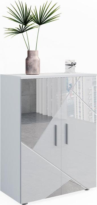 Bianco lucido con inserti