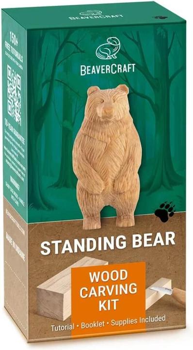 Immagine prodotto Beaver Craft Standing Bear Schnitz- Set