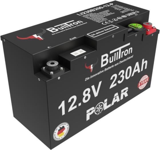 Bulltron LiFePO4 Batterie 12.8V 230Ah Polar (12.80 V, 230 Ah)