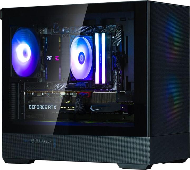 Actual product image Zalman P30 AIR Black, ARGB Fan x3 (Mini-ITX, mATX)