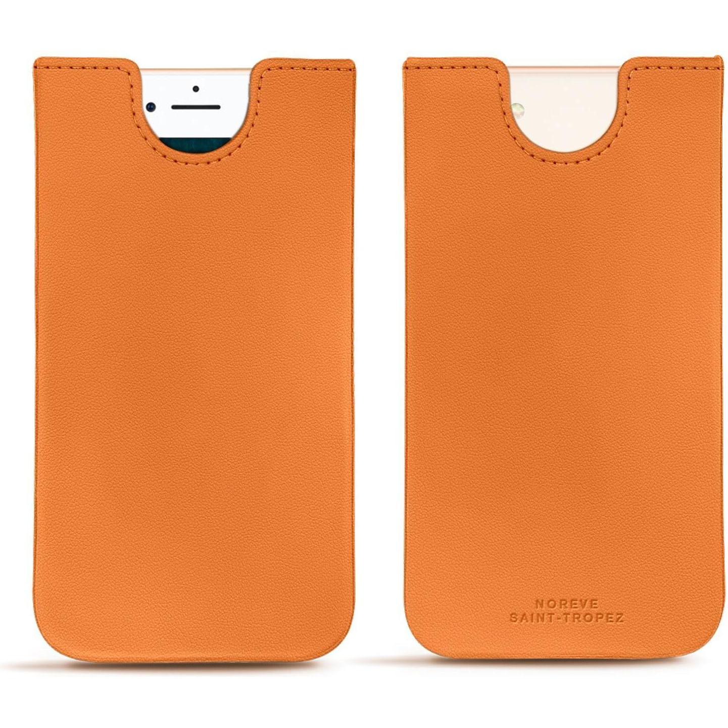 Noreve Lederschutzhülle (Apple iPhone 7), Smartphone Hülle, Orange
