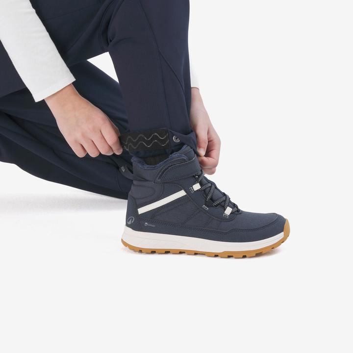 Produktbild Quechua Softshellhose Kinder Gr. 122–170 warm Wandern - SH500 blau (122)