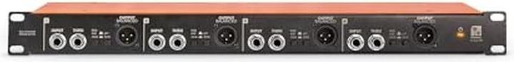 Immagine prodotto Palmer Audio BRIDGE 4A - DI box attiva a 4 canali in formato rack da 19 pollici (Scatola DI)