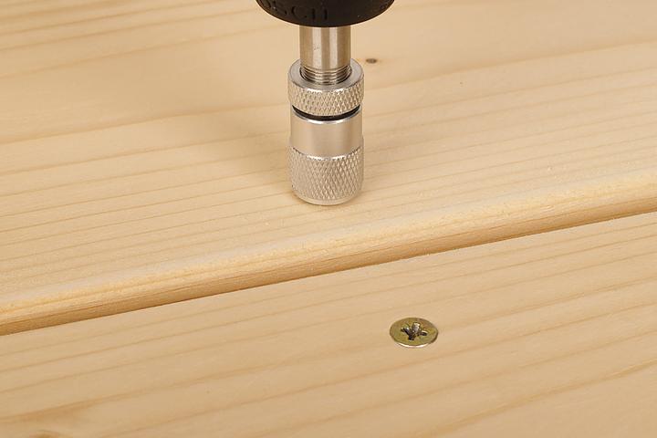 Actual product image wolfcraft 1 bit holder w. depth stop l=72mm