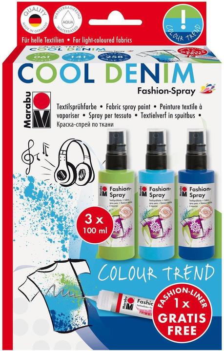 Bleu clair, Vert clair, Bleu foncé
