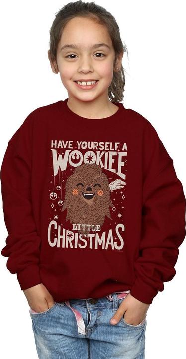 Actual product image Star Wars Girls Wookiee Little Christmas Sweatshirt (140, 146)